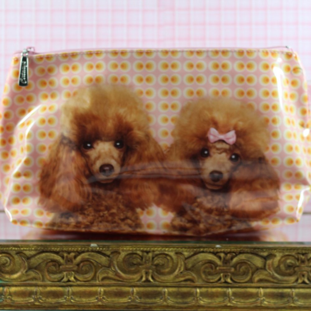 Large Catseye London Toiletry/Makeup Bag Poodles